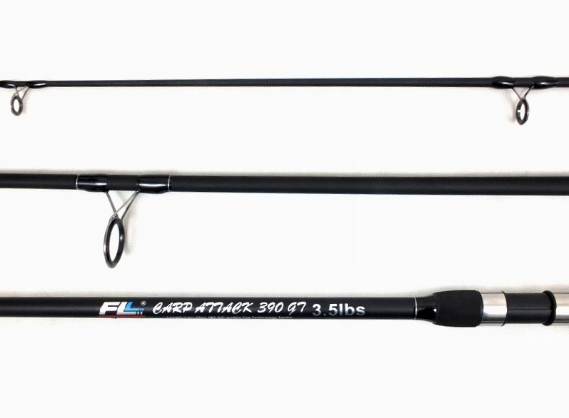 WĘDKA GRUNTÓWKA GRUNT KARPIOWA KARPIÓWKA CARP ATTACK 3,5lbs 3,9m+ POKROWIEC Marka FL
