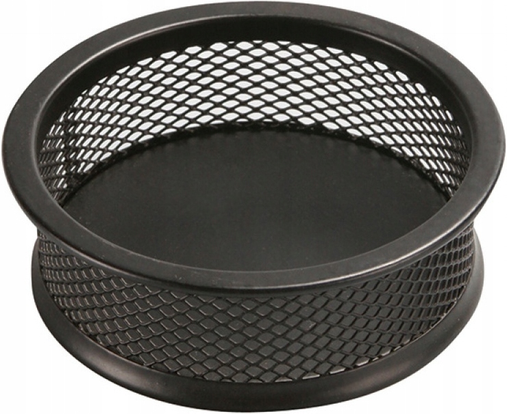 

Pojemnik na spinacze metalowy okrągły czarny