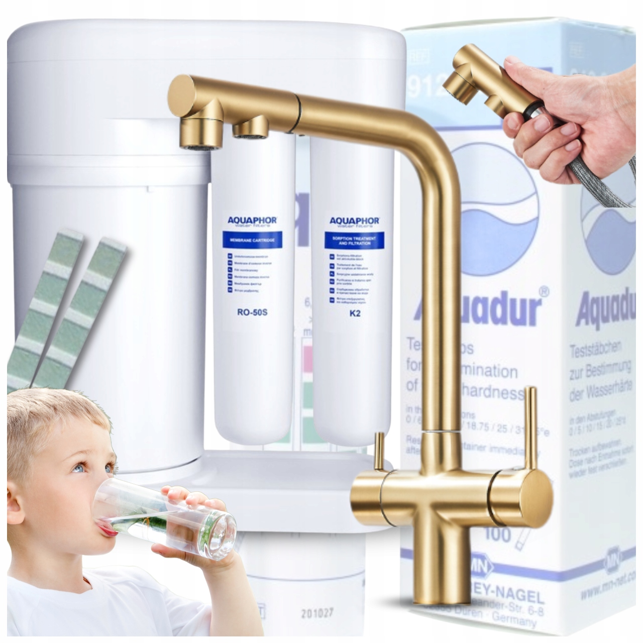 Čistič Pitné Vody Atest Pzh A Kuchyňská Baterie S Výsuvným Výtokem Ari