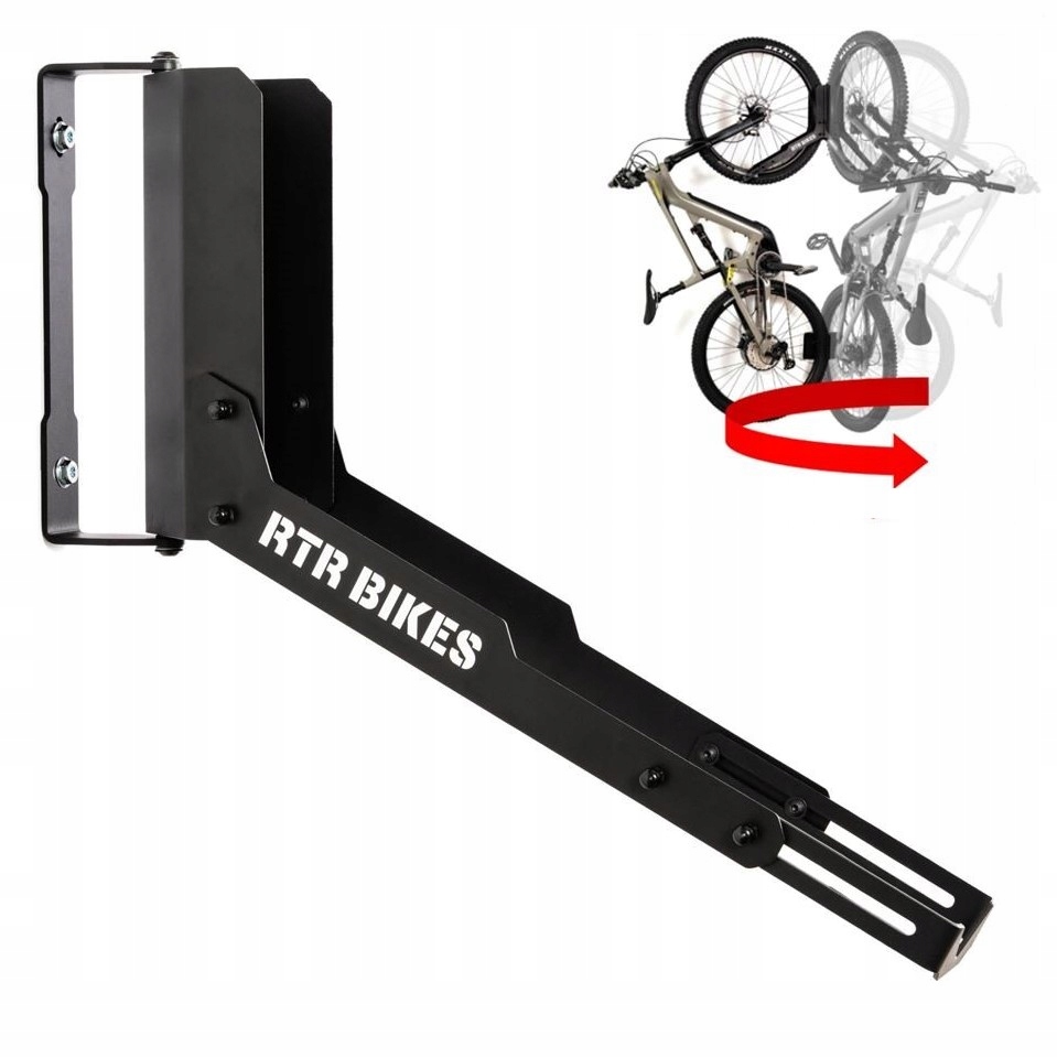 Stojak na rower Wieszak ścienny obrotowy Uchwyt Rtr Bikes Kranked Twist