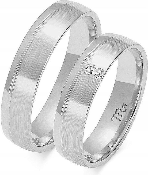 Zlatý snubní prsten gravírovaný 585 r 14 15 16 pro muže, bílé zlato