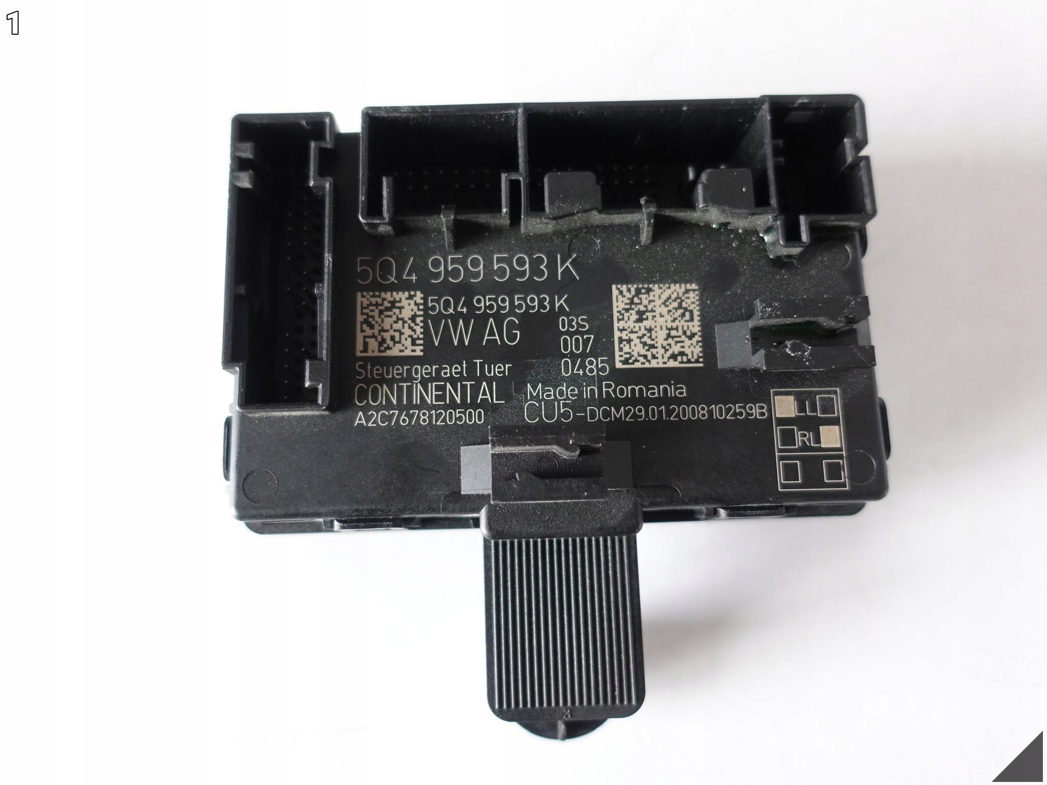 SKODA OCTAVIA 5E AUDI A1 VW GOLF SEAT module control unit door 5Q4959593K