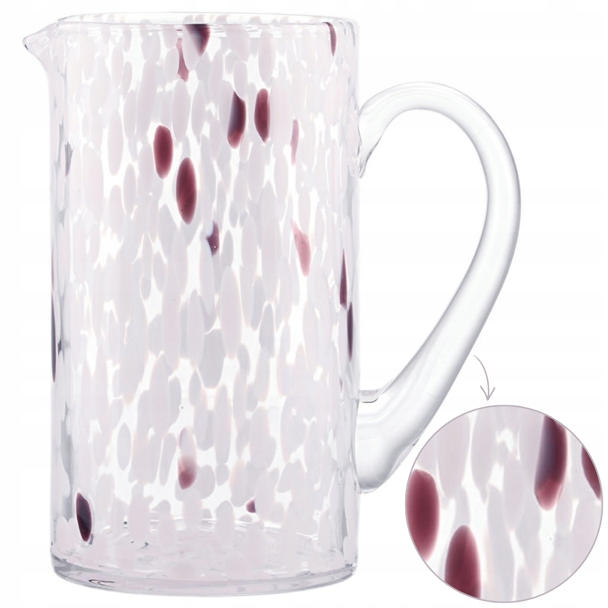 Velký džbán Colorburst 1,4 L Pink na vodu a limonádu pro servírování nápojů