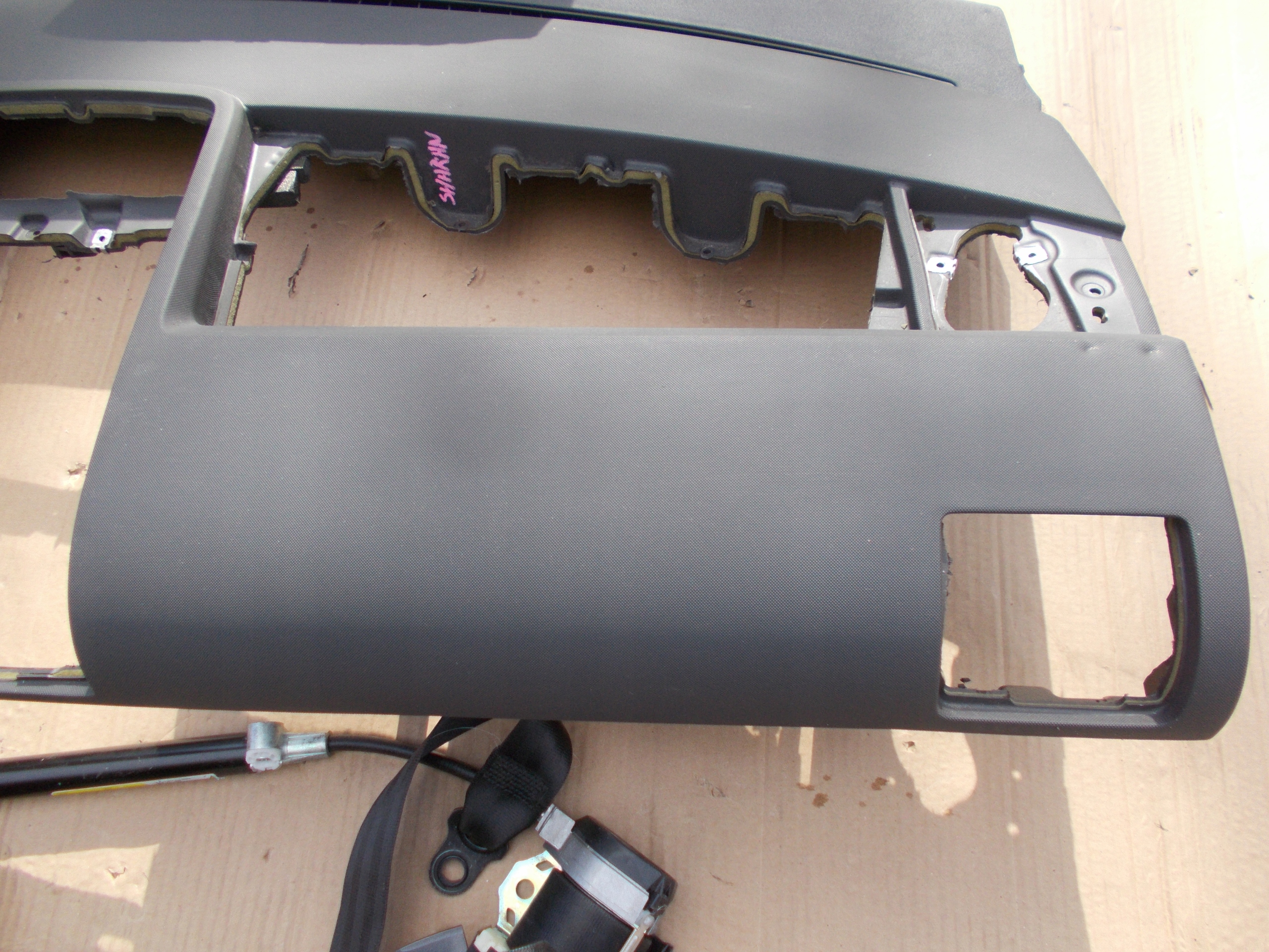 VW SHARAN dashboard console airbag tension belts original EU
