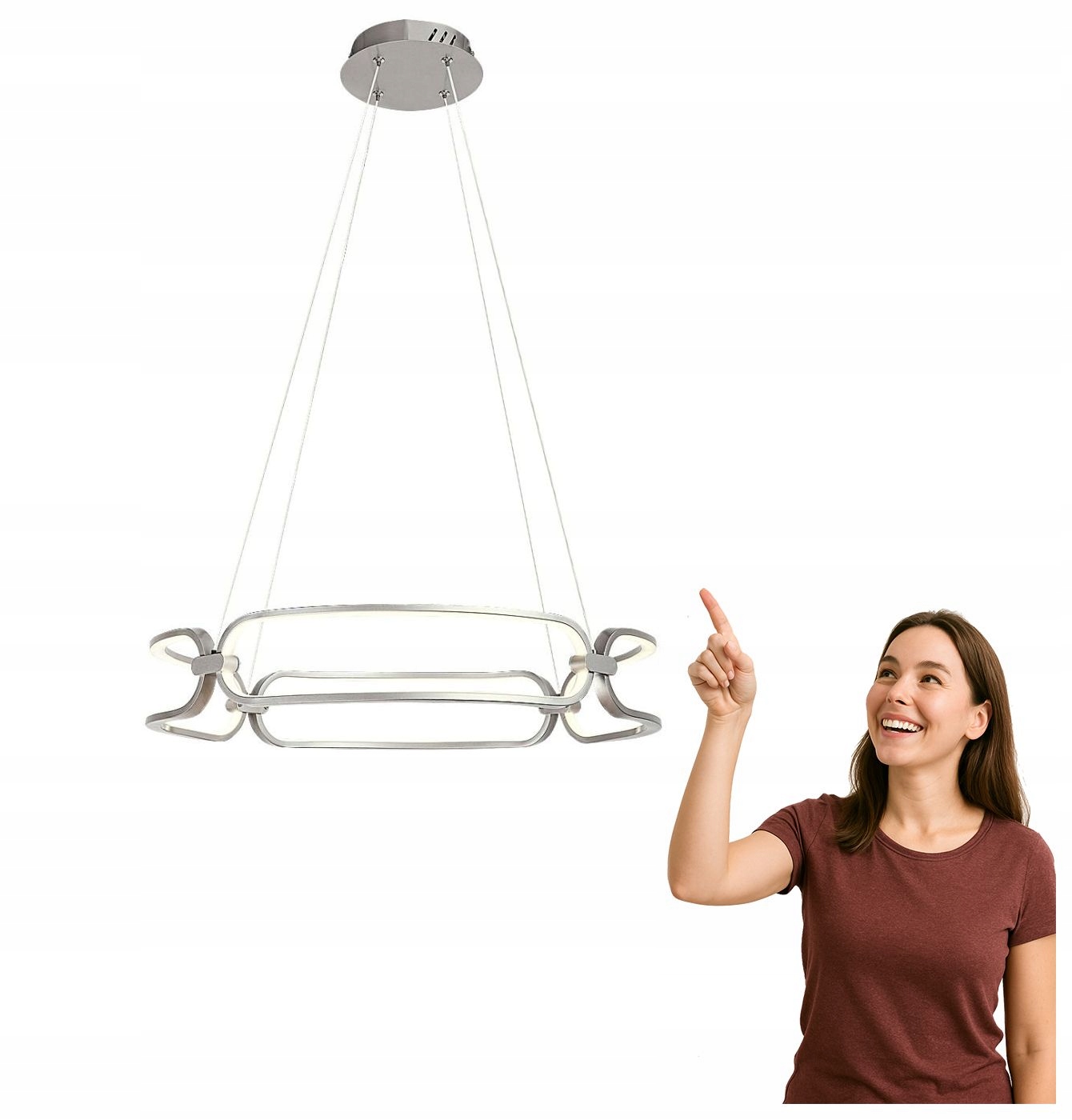 Led závesná lampa 67W Fringilla 72010 Rabalux