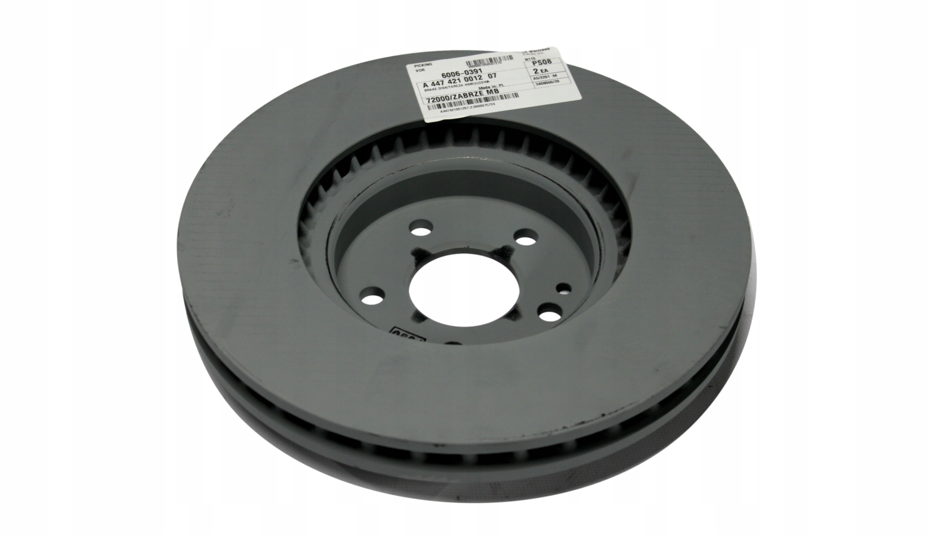 Mercedes Vito V-klasa Kotouče přední 2ks