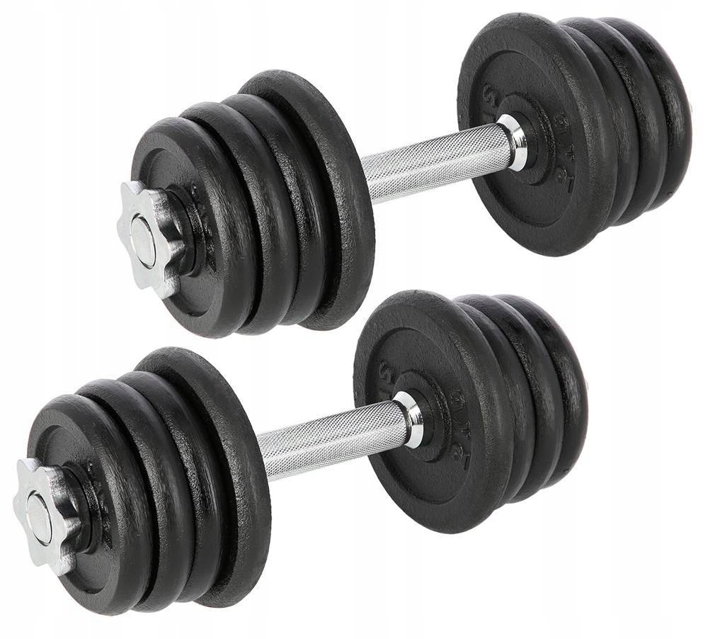 HMS Zestaw 2x Sztangielki Hantle Regulowane 15kg