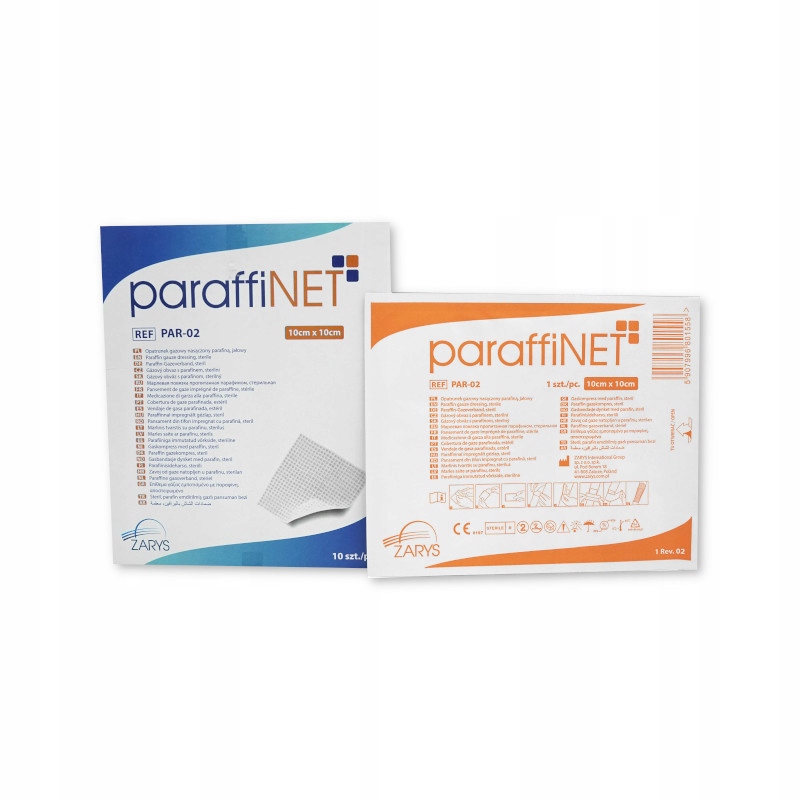

Opatrunek Parafinowy Zarys Paraffinet 10 x 10 cm