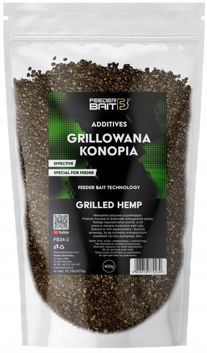 Dodatek Feeder Bait Grilowane Konopie 400g