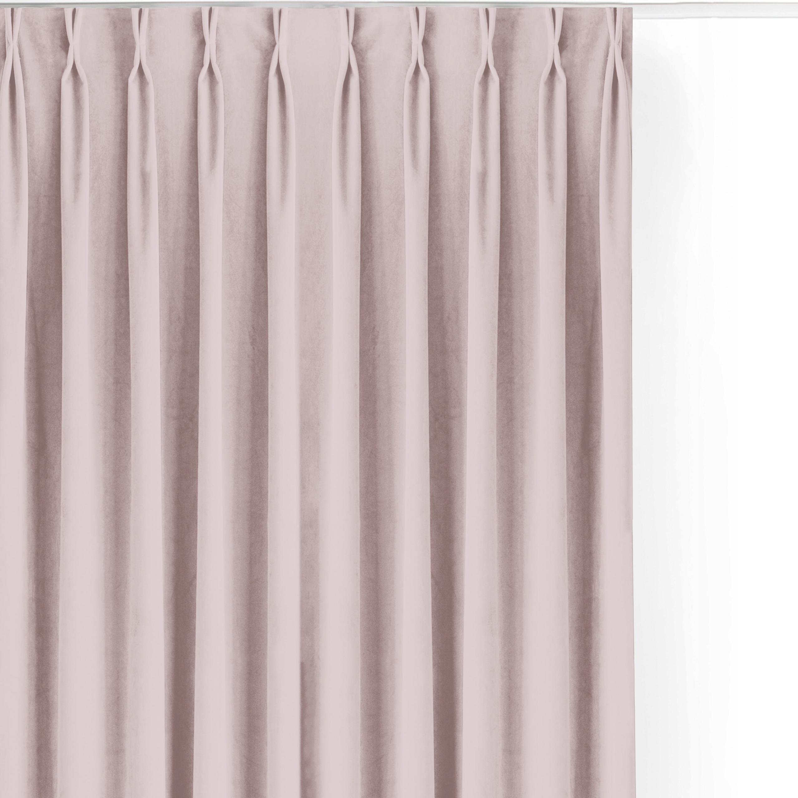 Filumi Záves velvet velúr Flexy 9,5 cm Svetlo Ružový 530x225