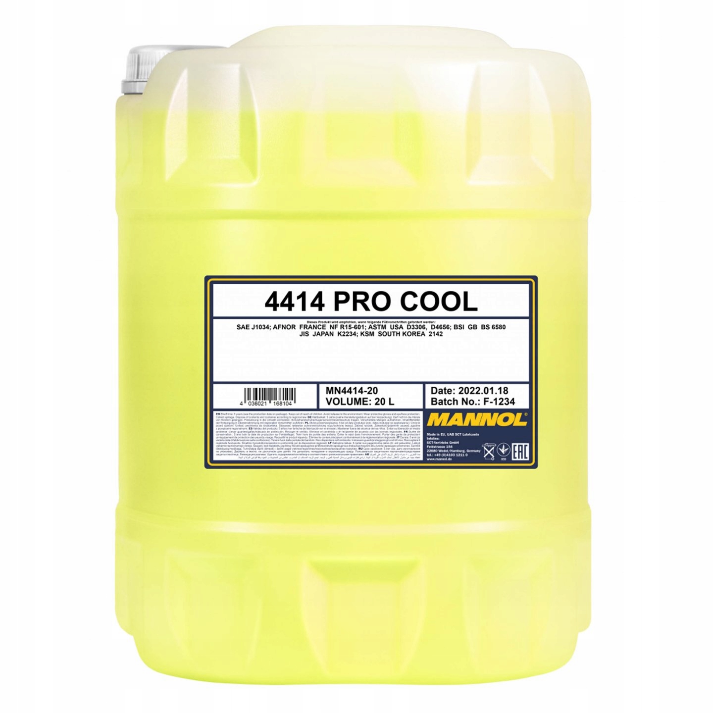 

Płyn Chłodniczy Mannol Żółty Pro Cool 20L