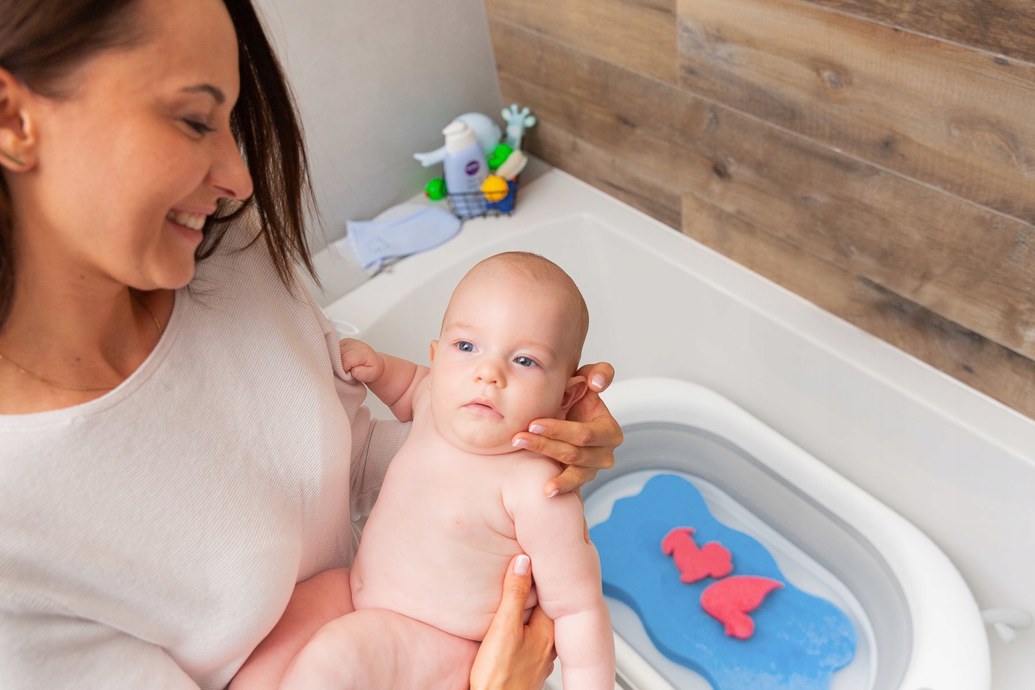 WKŁAD DO WANIENKI MATERACYK DO KĄPIELI + 2x GĄBKA Wysokość produktu 51 cm