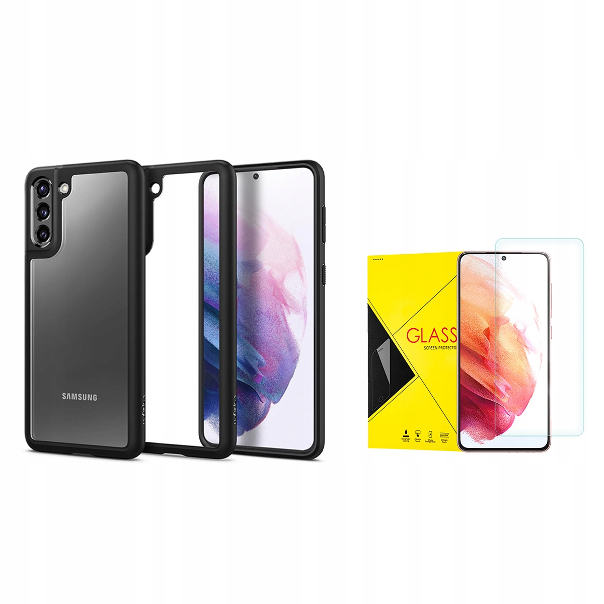 

Spigen Etui Case Do Galaxy S21 + Szkło Hartowane