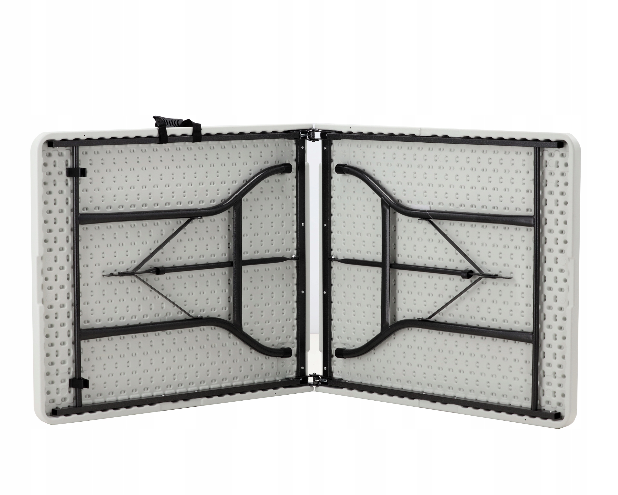 STÓŁ OGRODOWY SKŁADANY CATERINGOWY BANKIETOWY ROZKŁADANY BIAŁY 180cm Szerokość produktu 74 cm