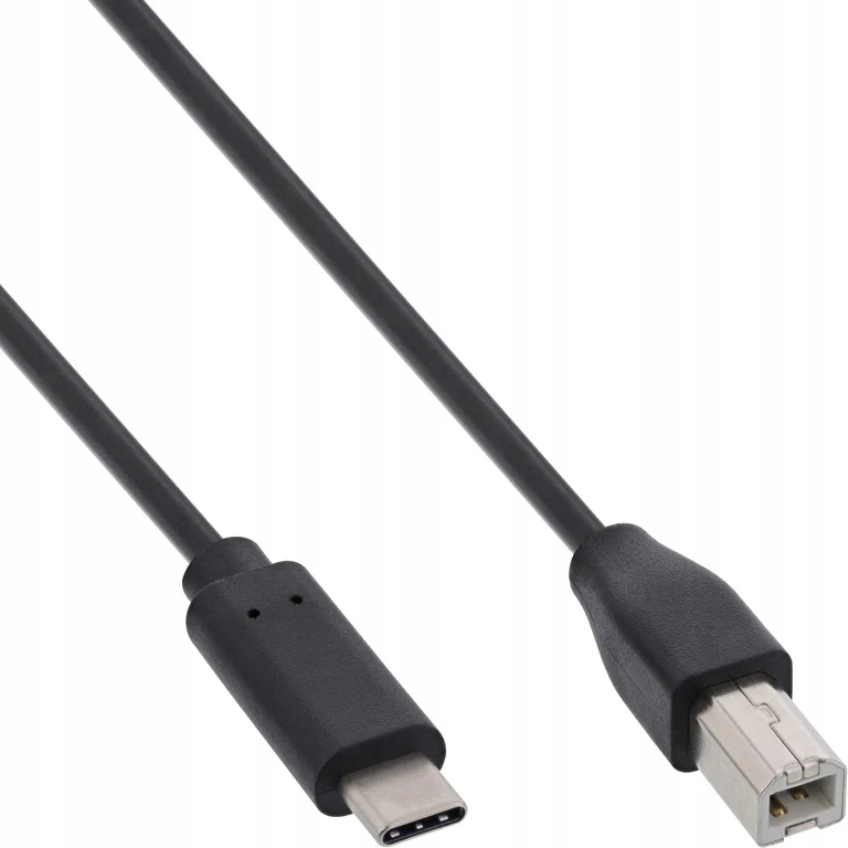 Kabel USB InLine USB-C - USB-B 3 m Czarny (35763)