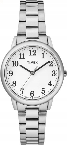 

Zegarek damski srebrny bransoleta Timex indiglo