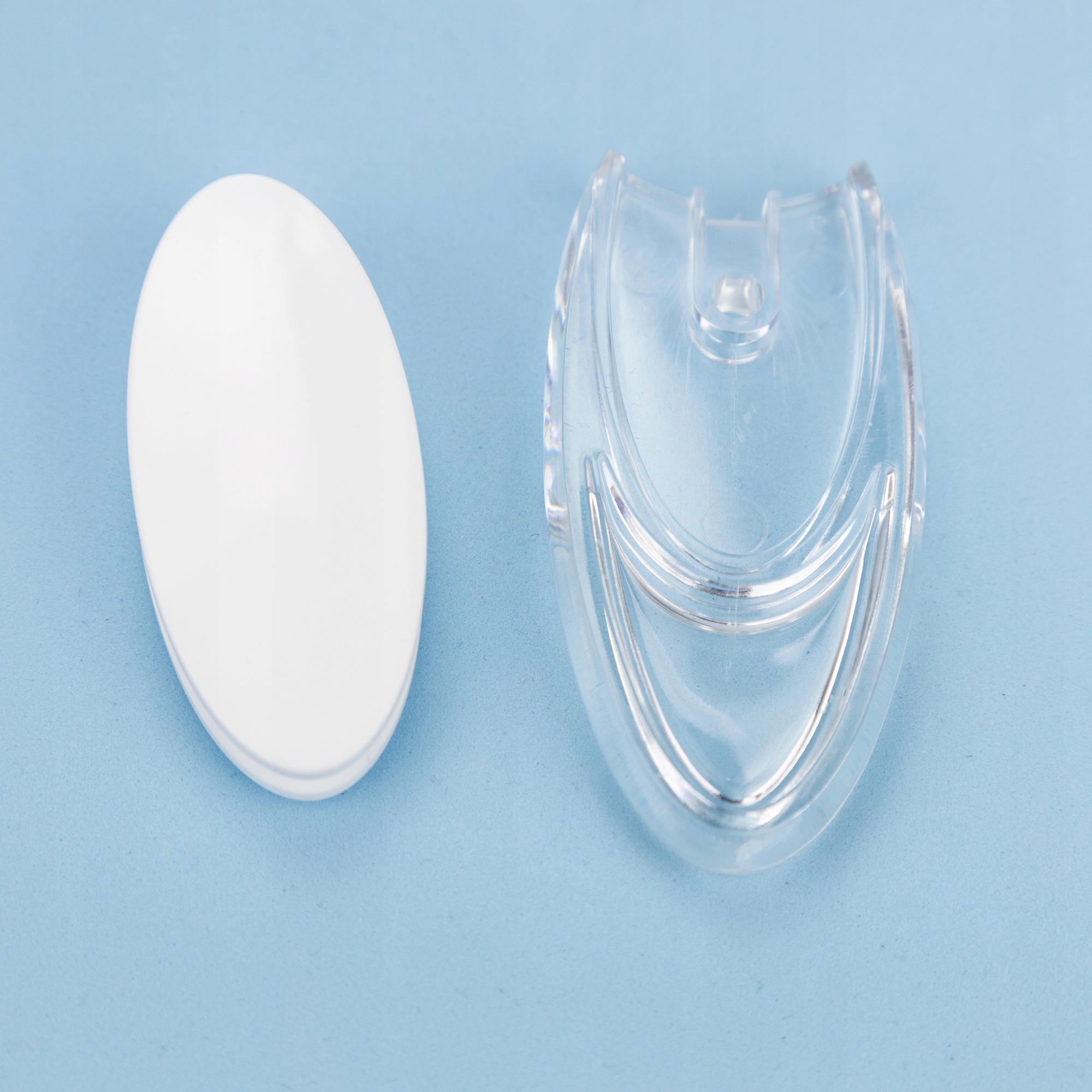 OBCIĄŻNIK DUO Łańcuszka rolety biało-przezroczysty Kod producenta OB002