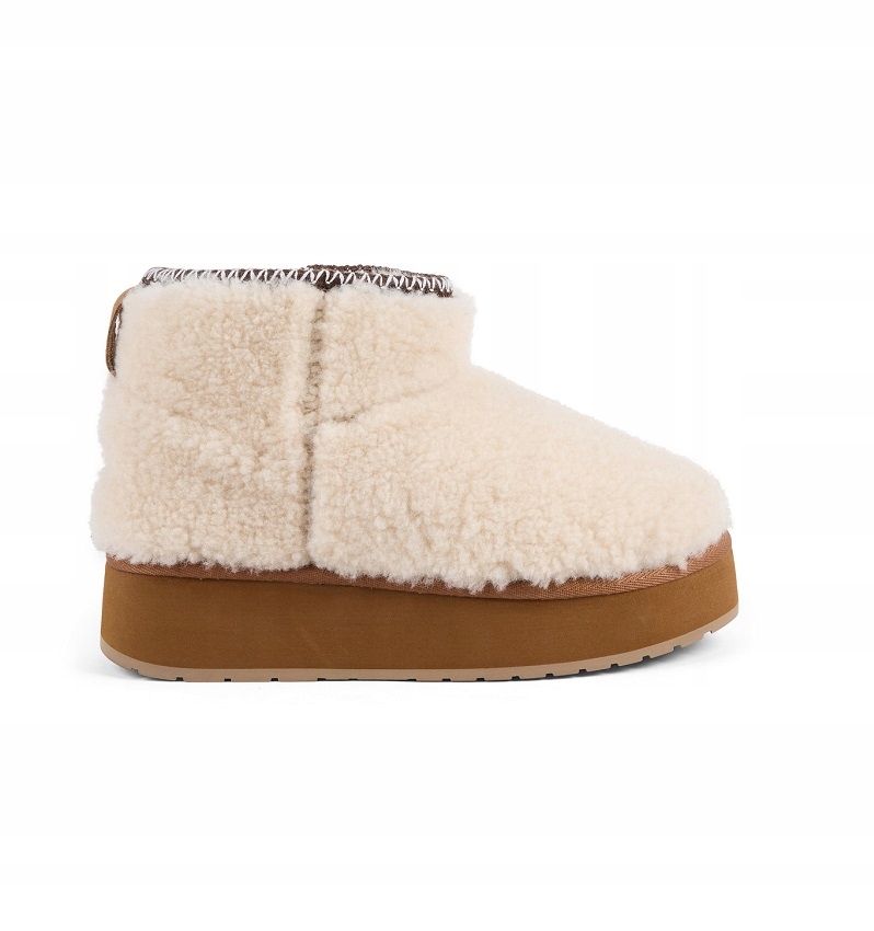 Emu Australia Dámské boty Stinger Micro Flatform Teddy Natural 38