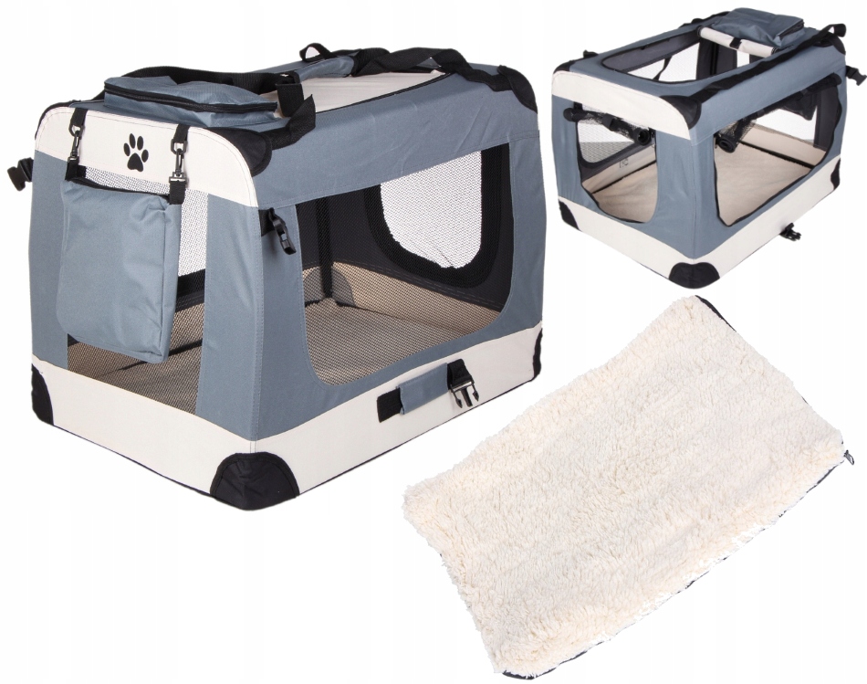 Transporter dla psa kota Torba transportowa do samochodu 60x42x44 cm M
