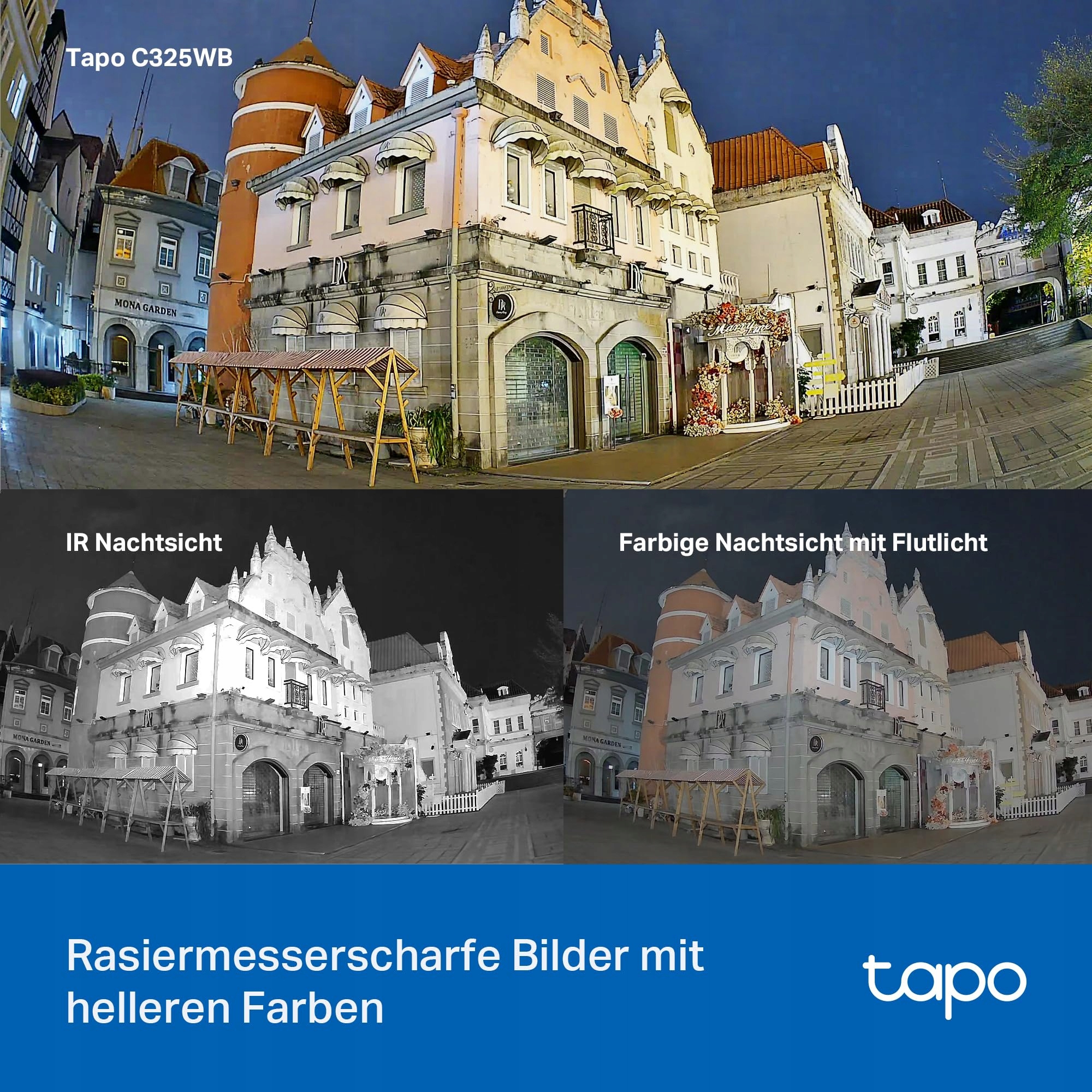 TP-LINK TAPO C325WB Kamera Zewnętrzna 2K AI IP66 ColorPro Nocny Widok — miniatura 4
