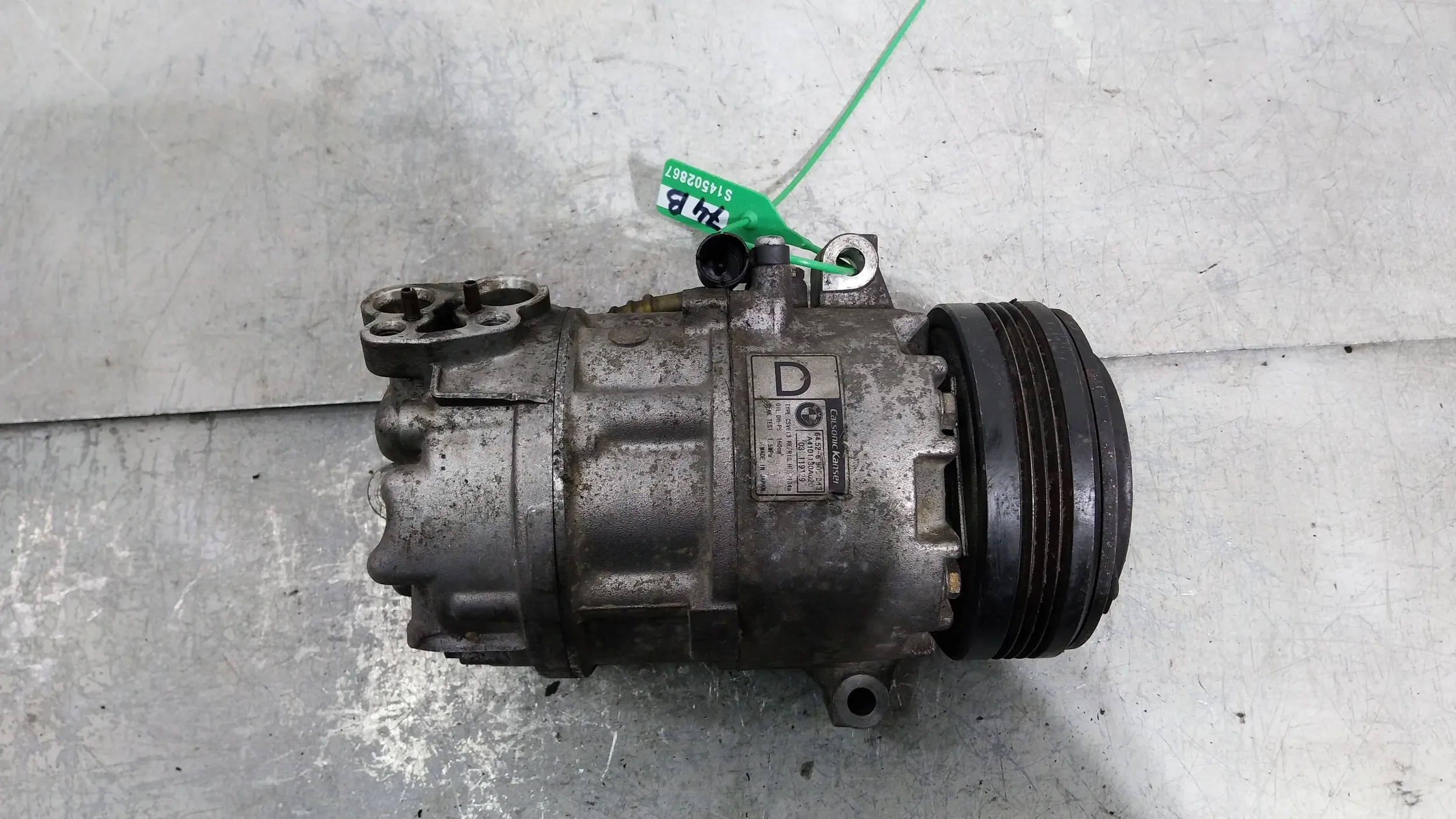 compressor compressor; of the air conditioning 6905643 BMW E46 E83 X3 2.0D 320D M47