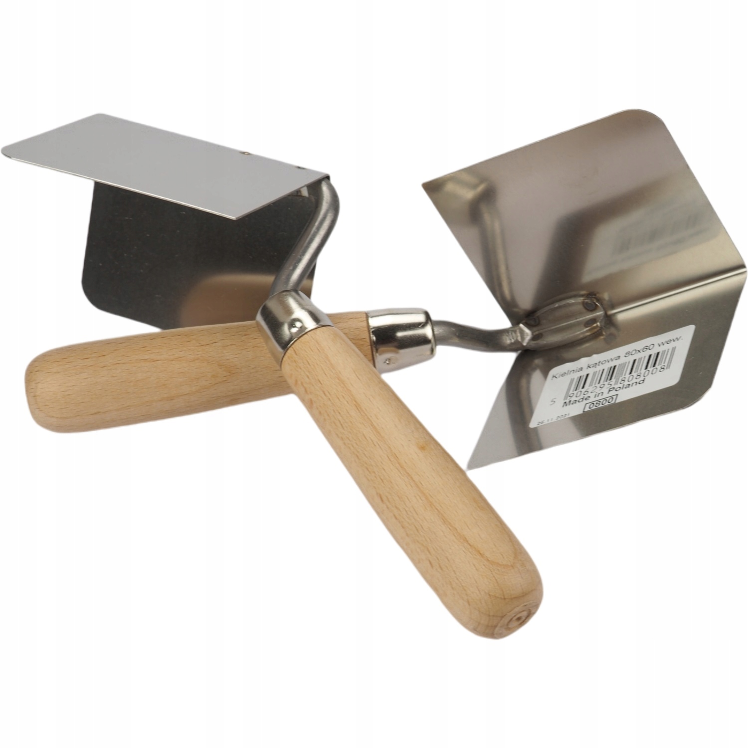 

Kielnia Nierdzewna Kątowa Wewnętrzna 80 x 60 mm