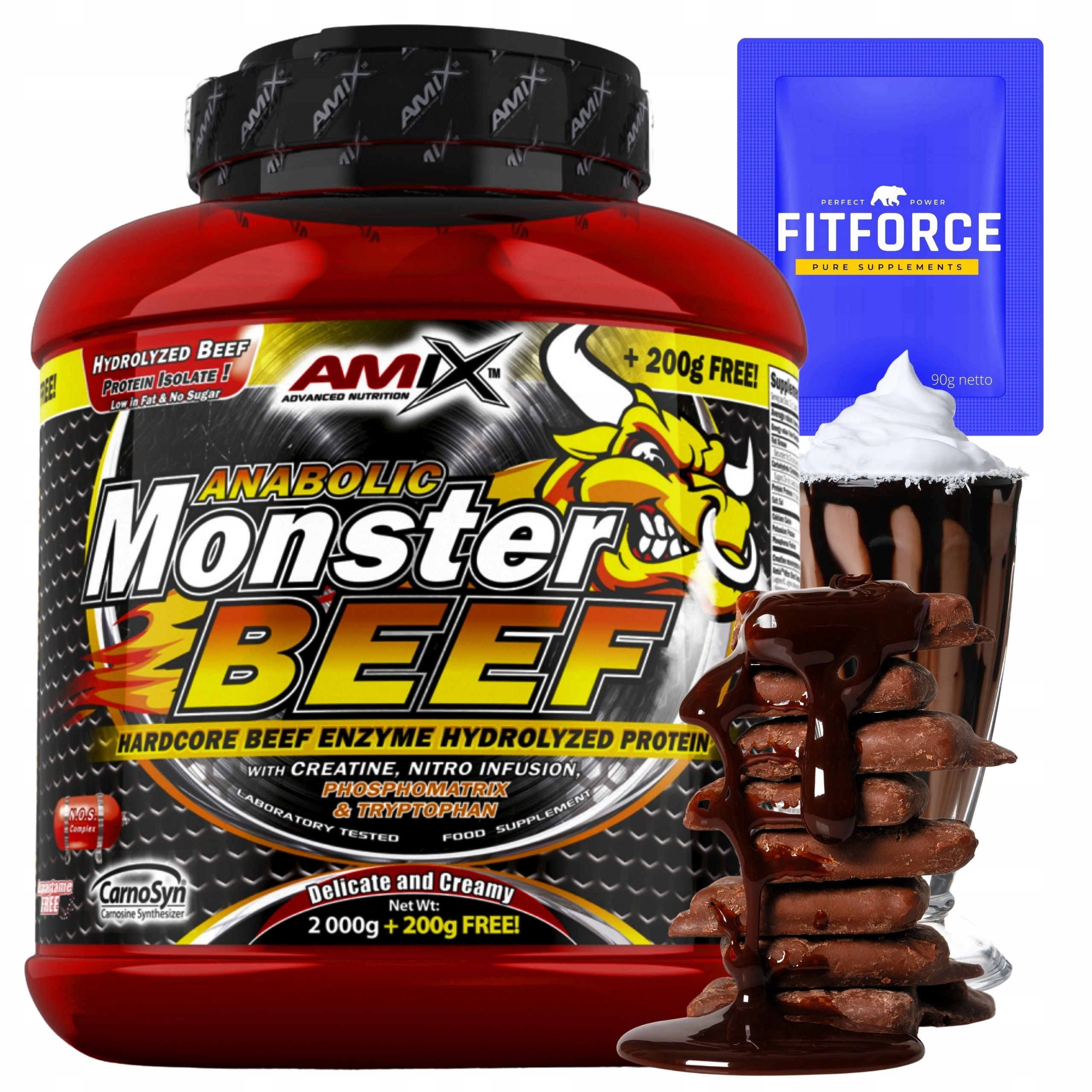Amix Anabolic Monster Beef Protein 90% Bílkoviny 2.2 kg Protein