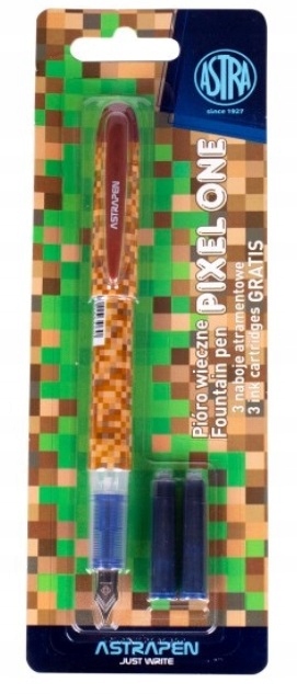 

Pióro Wieczne Pixel Astrapen 3naboje Minecraft