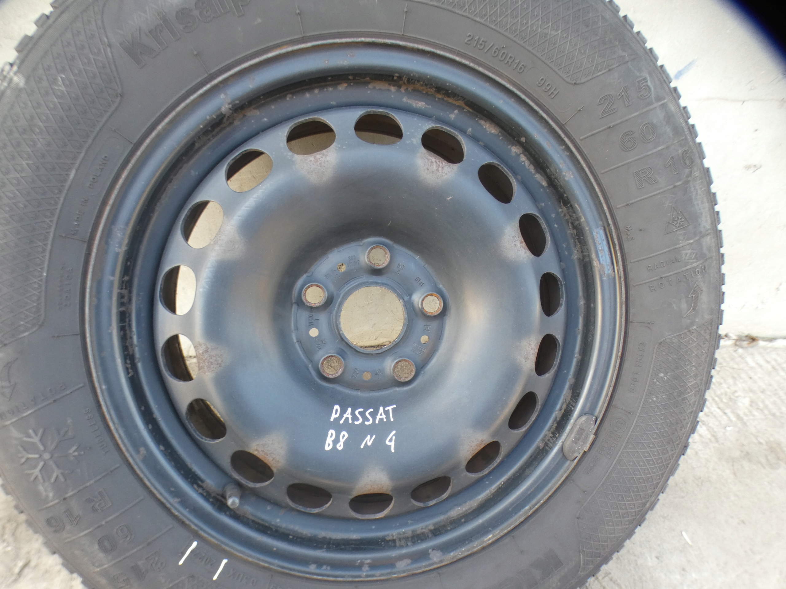 ruote CERCHI Ferro 16 5x112 VW PASSAT VW PASSAT B8 ET41