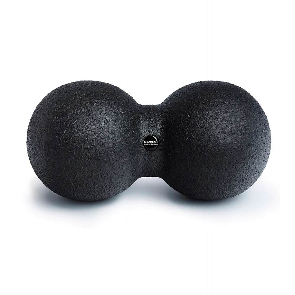 Podwójna piłka do masażu twardość średnia Duo-Ball Blackroll 12 cm