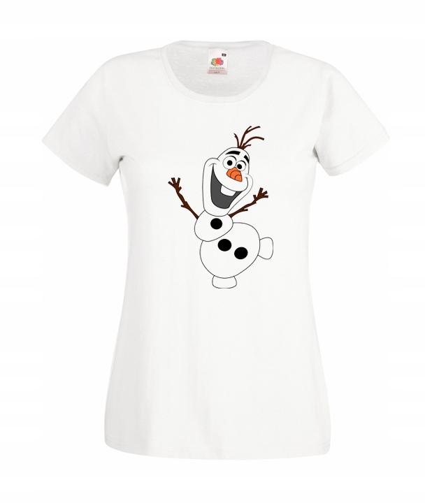 

Koszulka Damska Kraina Lodu Frozen Olaf Elsa Anna