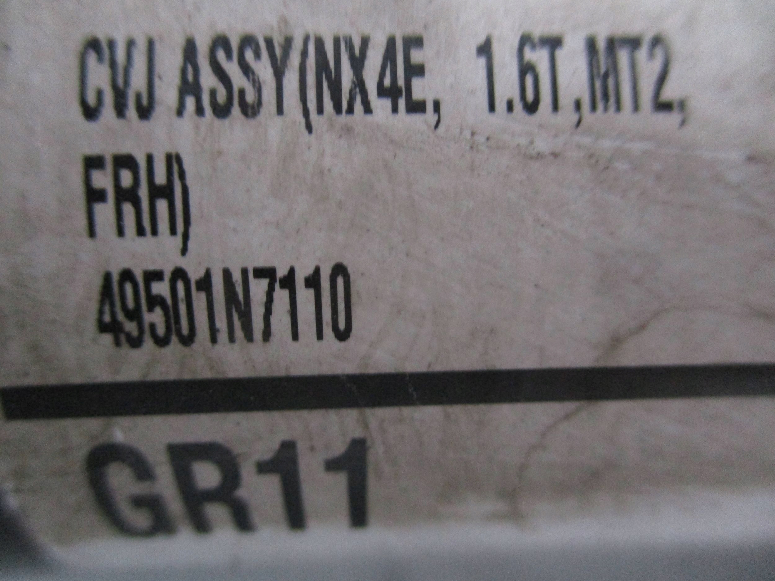 semi-axis front front right KIA SPORTAGE 49501N7110