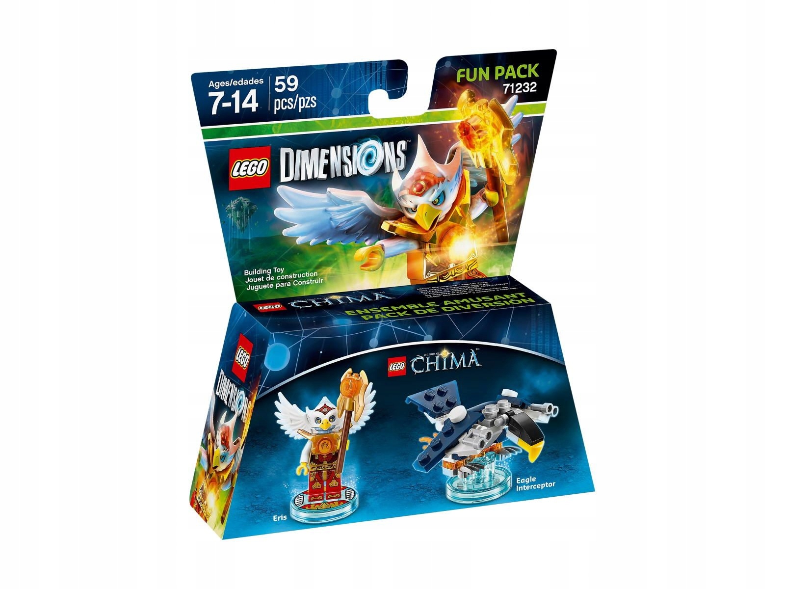 nové Lego Dimensions Fun Pack Lego Chima Eris 71232 Misb 2015
