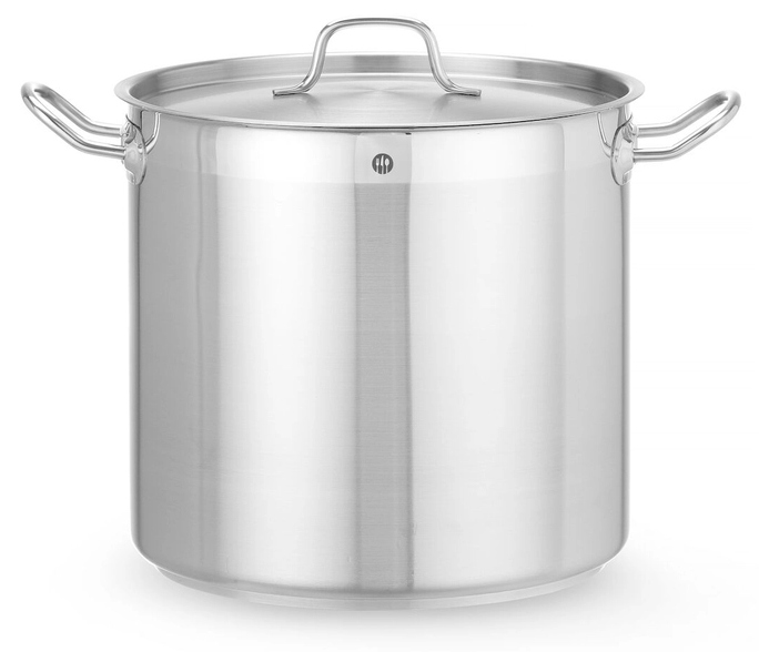 Garnek wysoki HENDI z pokrywką poj 16 l, śr. 280x(H)260 mm