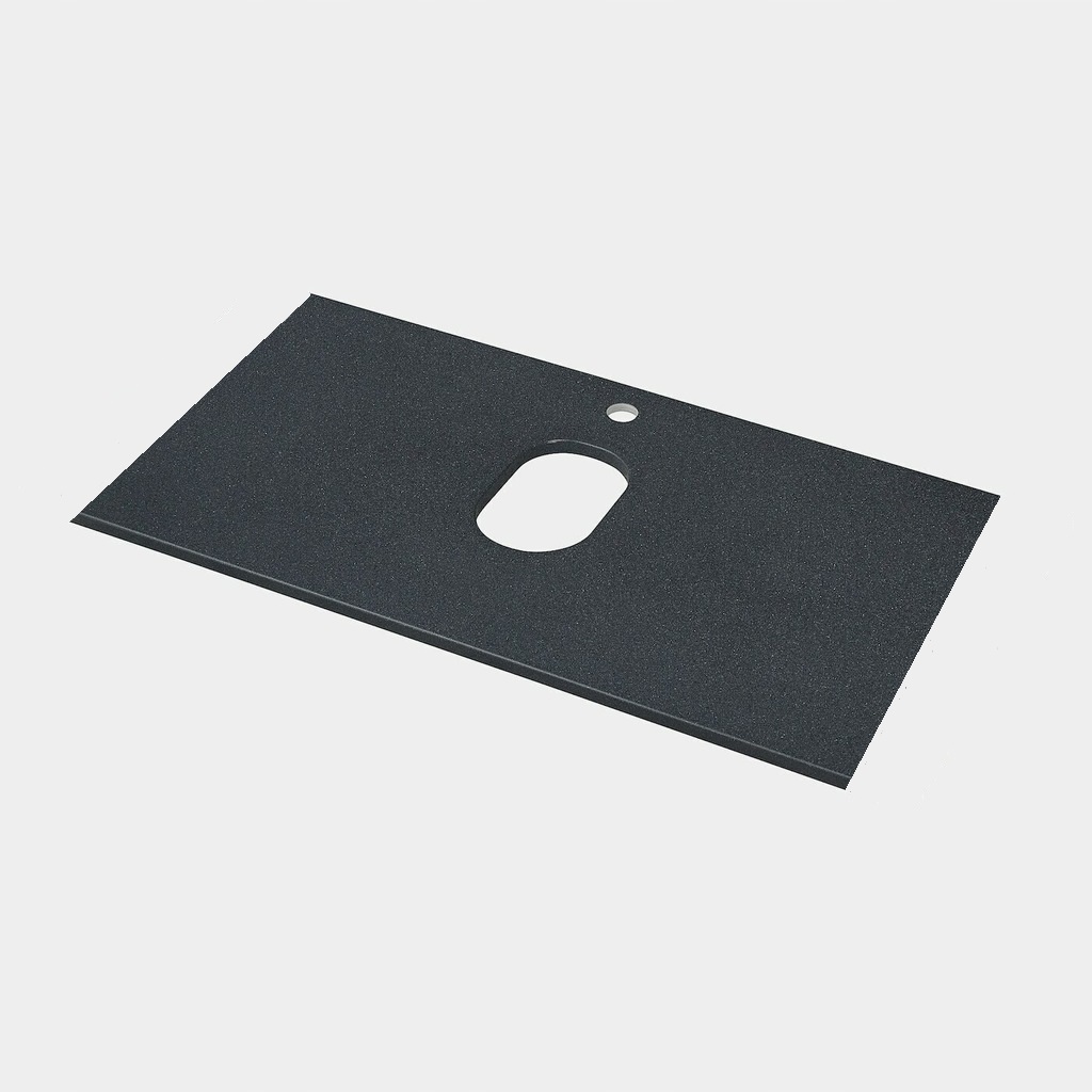 Ikea Baltiken Koupelnová deska, víko, vzor kámen, antracit, 82 x 49 cm