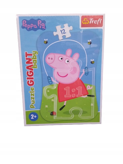 

Trefl puzzle gigant baby Świnka Peppa 12 elementów