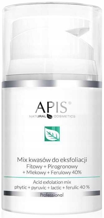 MIX KWASÓW Do Eksfoliacji Fitowy + Pirogronowy + Mlekowy + Ferulowy 40%