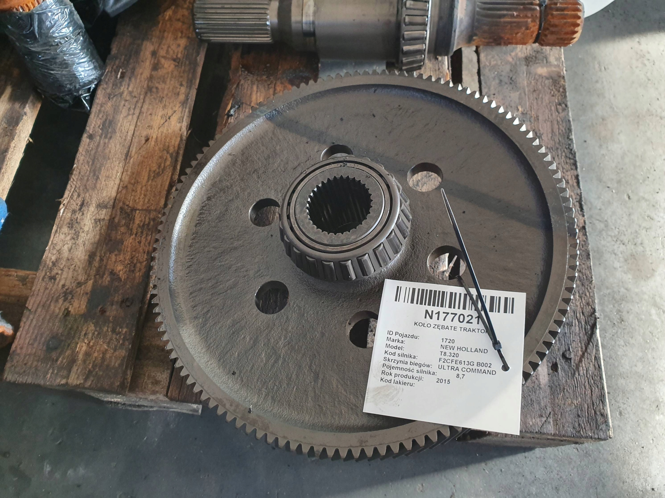 wheel ZEBATE TRAKTOR NEW HOLLAND T8.320