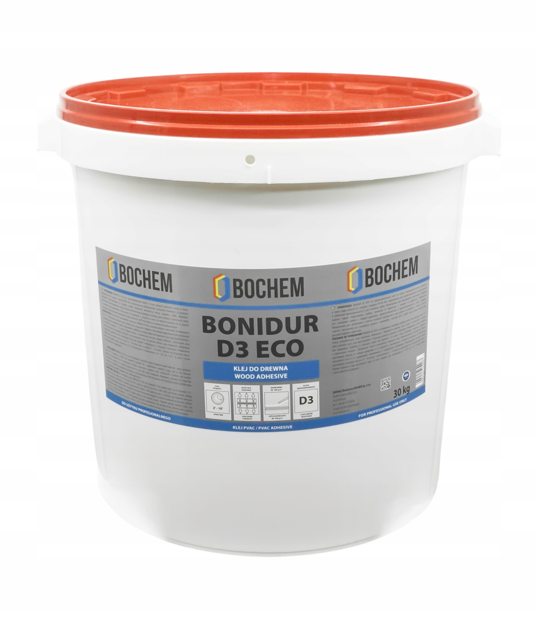 

Klej Do Drewna Wodoodporny Bonidur D3 Eco 30KG