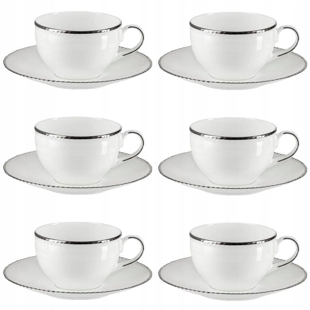 Villa Italia Komplet filiżanek do kawy/herbaty 330 ml 6 sztuk Florian