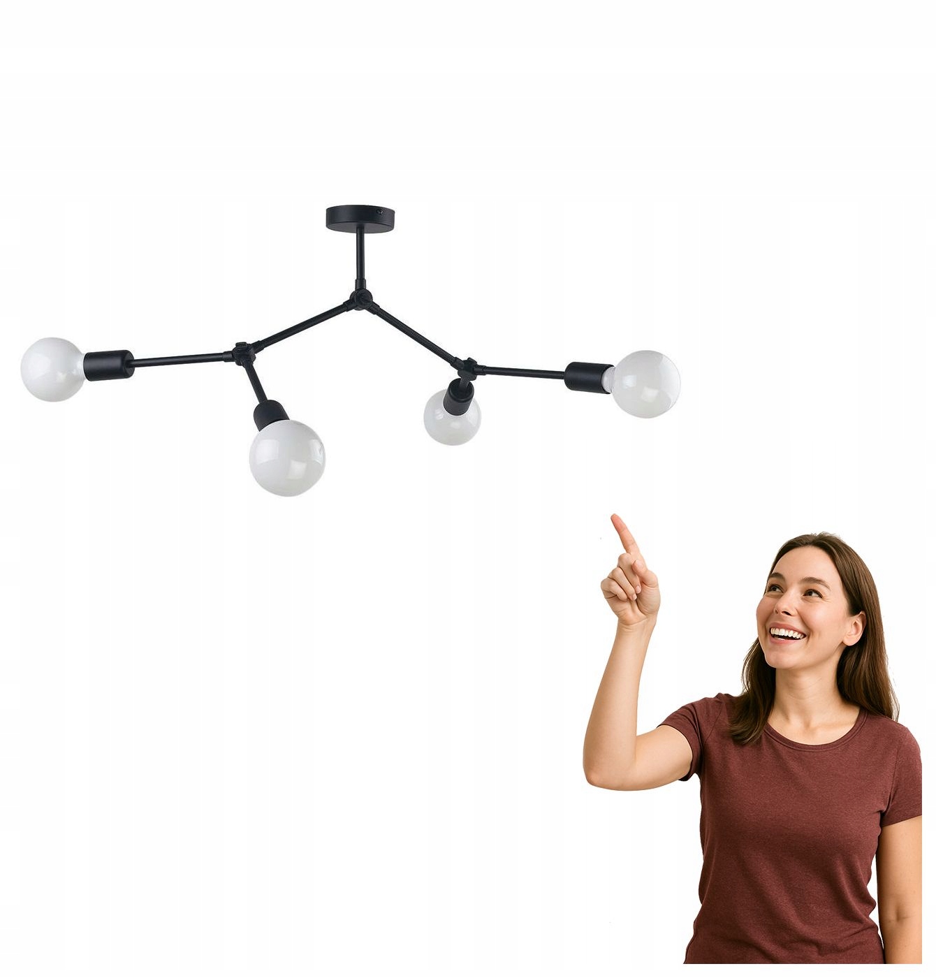 Stropná lampa Twig IV 9140 Nowodvorski