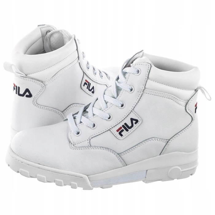 Dámské kožené sportovní boty Fila Grunge II 1010741 bílé