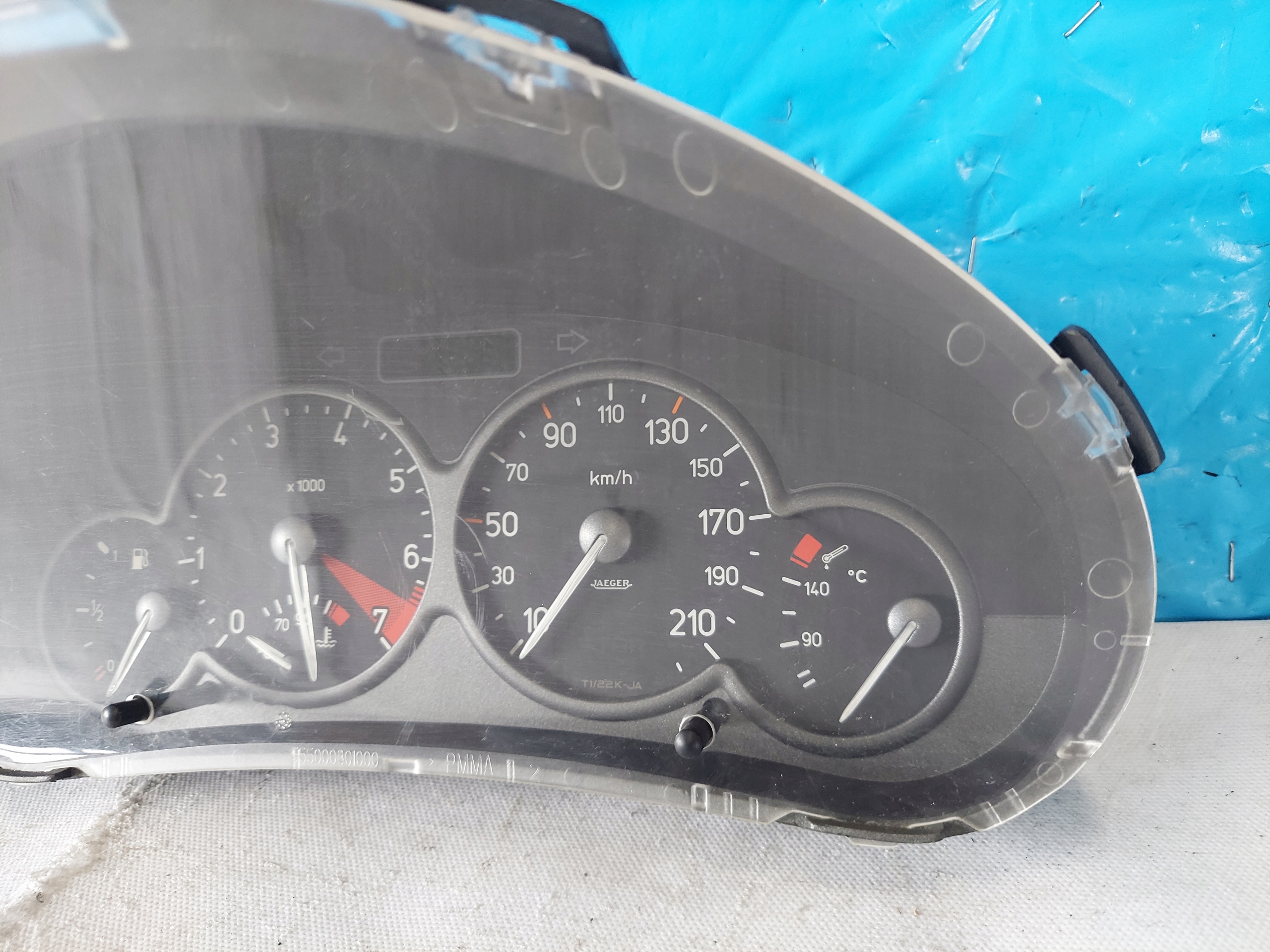 dials clock PEUGEOT 206 1.4 B 9645097180