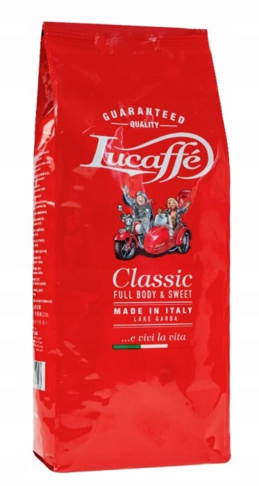 Kawa ziarnista Lucaffe Classic 1kg Oryginalna Włoska