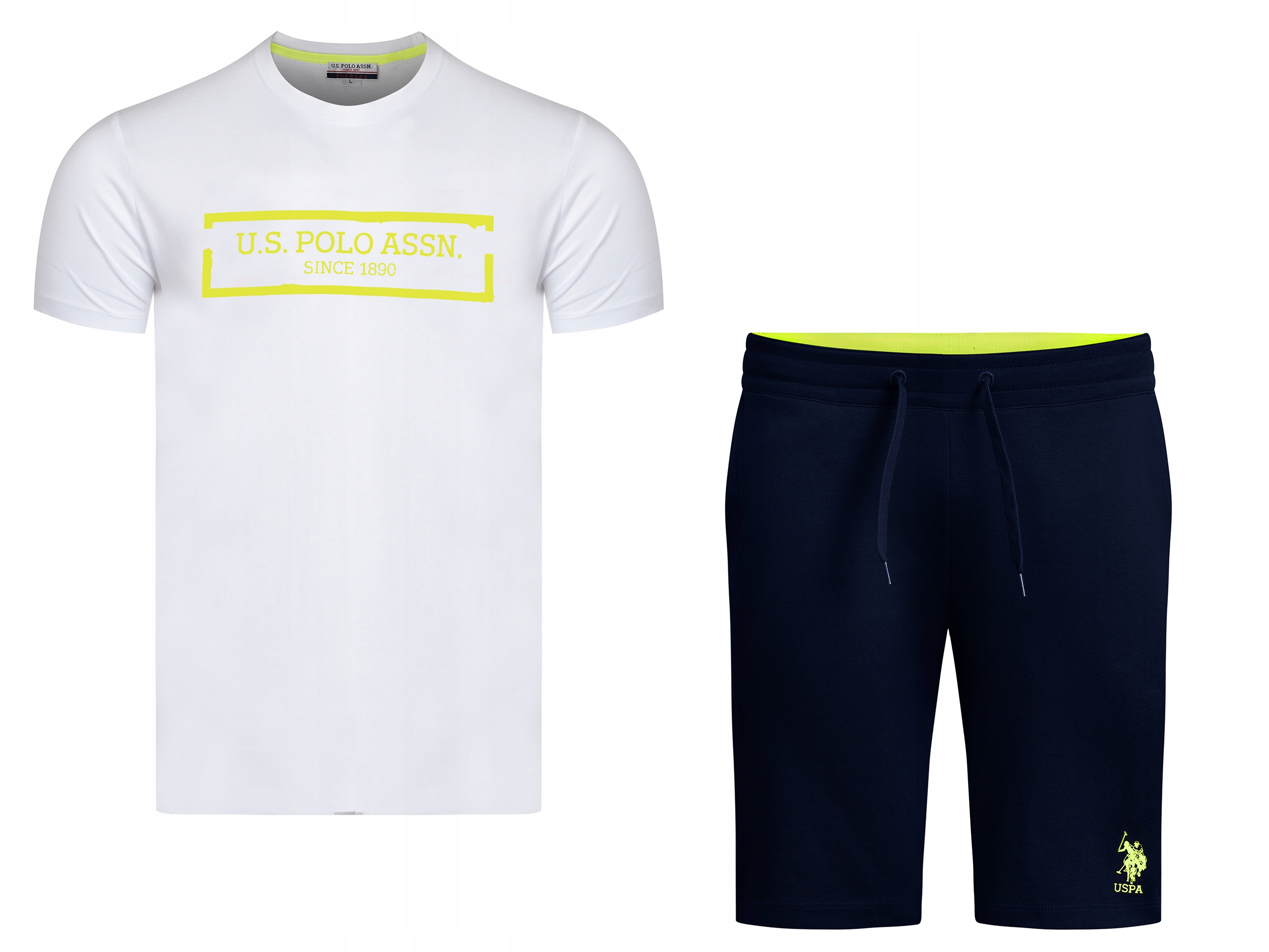 U.s. Polo Assn. Pánský Set Tričko A Šortky Kurt 132 66291 49351 507