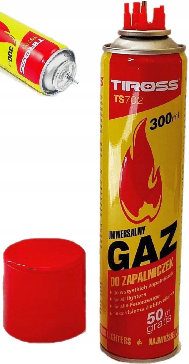 

Gaz Do Zapalniczek Zapalniczki 6 Końcówek 300ml Pl