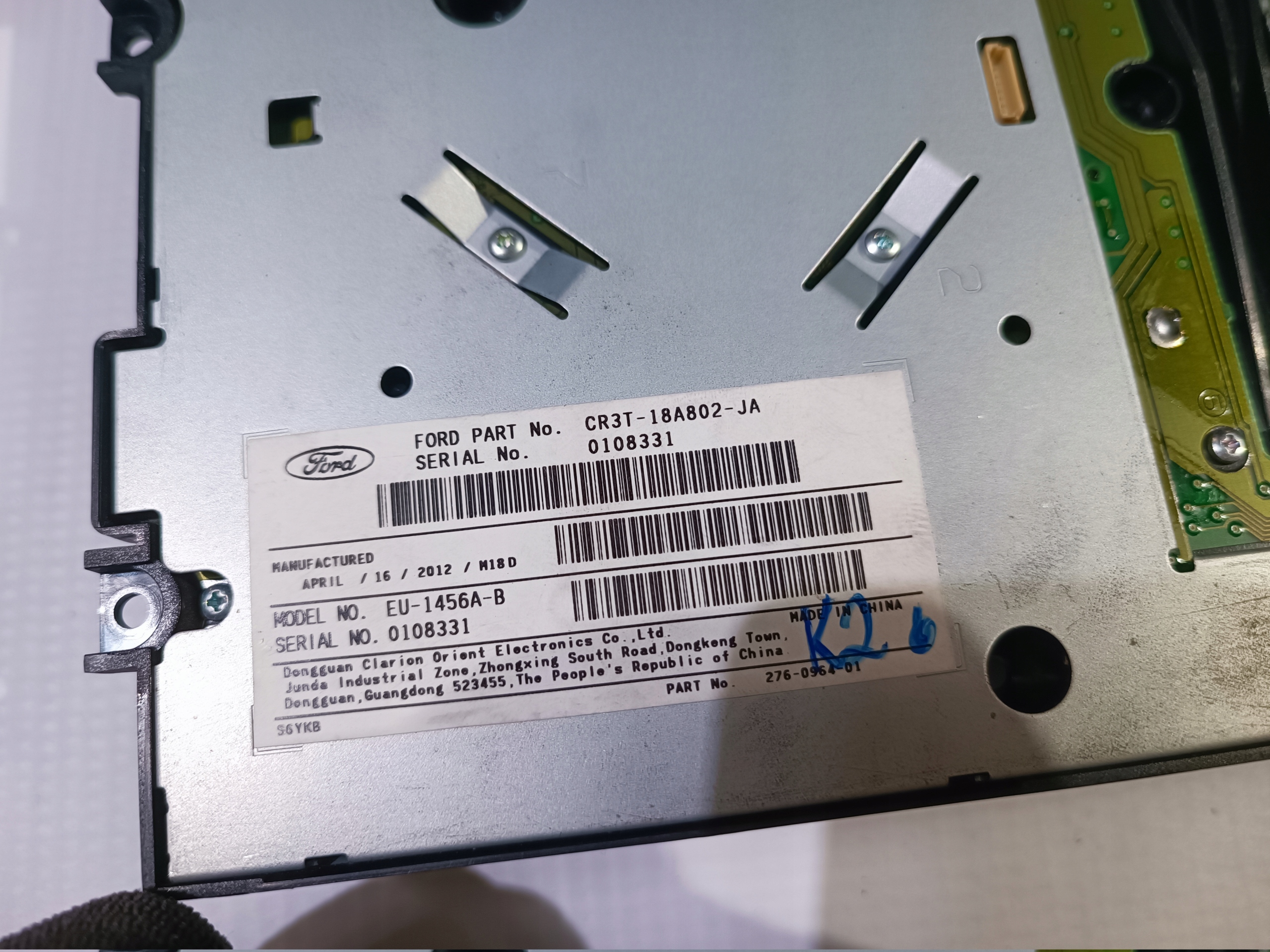 Panele radia klimatizaci Ford Mustang V 2010-2014