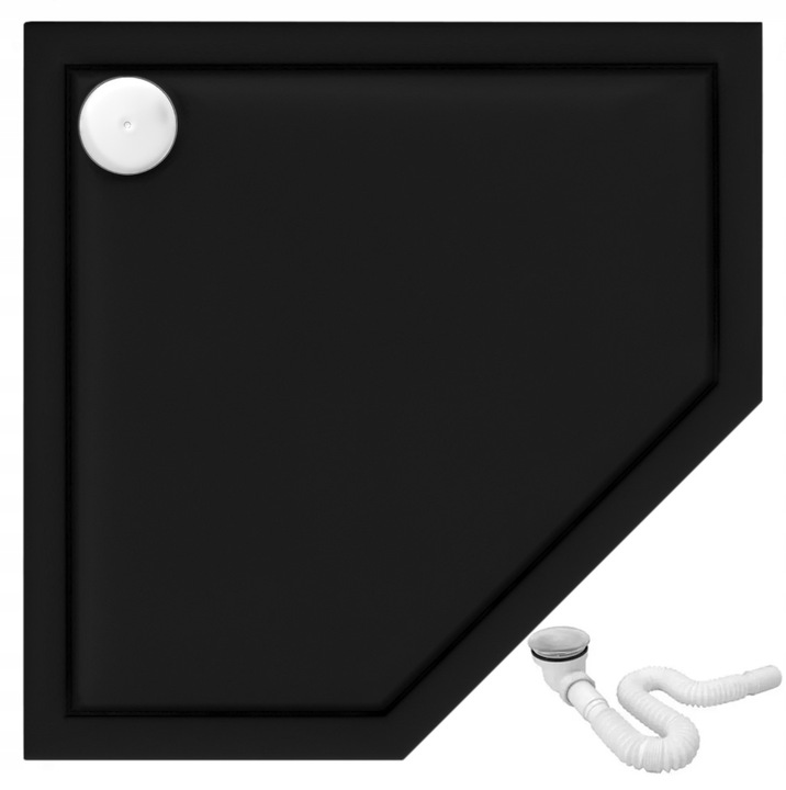 Brodzik DIAMOND BLACK 90x90