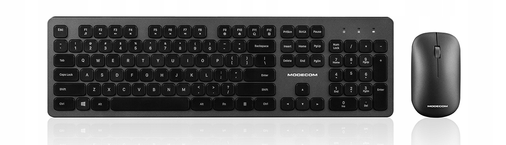 Bezdrátová klávesnice a myš Usb Modecom MC-5200C Počítačová sada