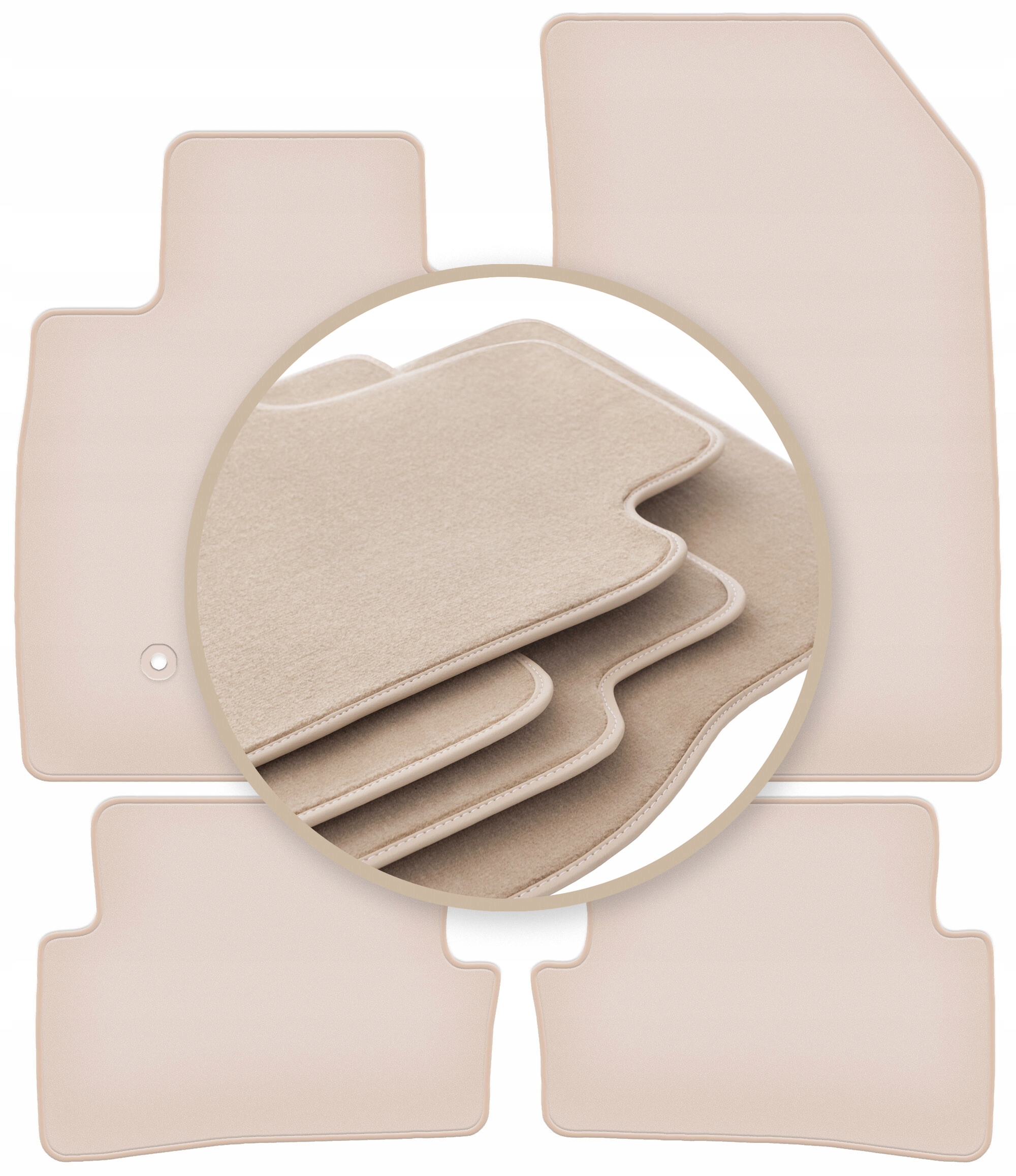 Velúrové koberčeky 10 mm Premium pre: Reault Thalia II sedan 2008-2013